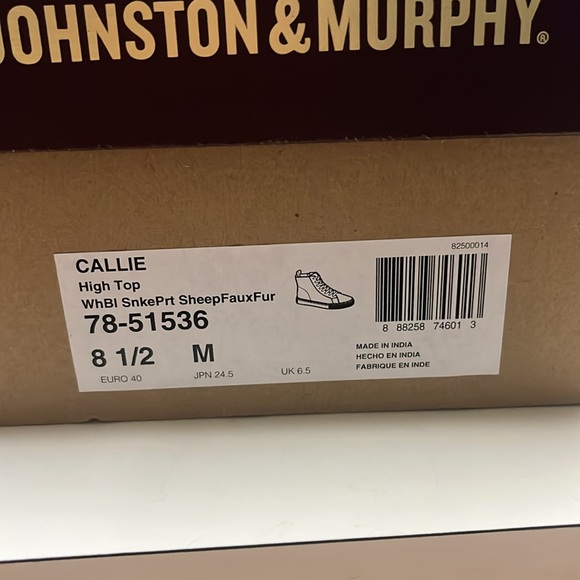 Johnston and Murphy Callie High Top Sneakers - Picture 7 of 7